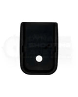 Originaler flacher Glock Kunststoff Magazinboden in Schwarz