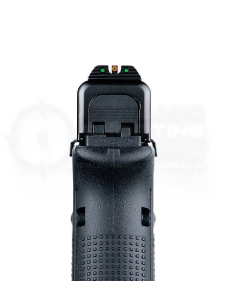 Ameriglo Agent Night Tritium Visierung für glock Pistolen mit orangfarbenem Korn