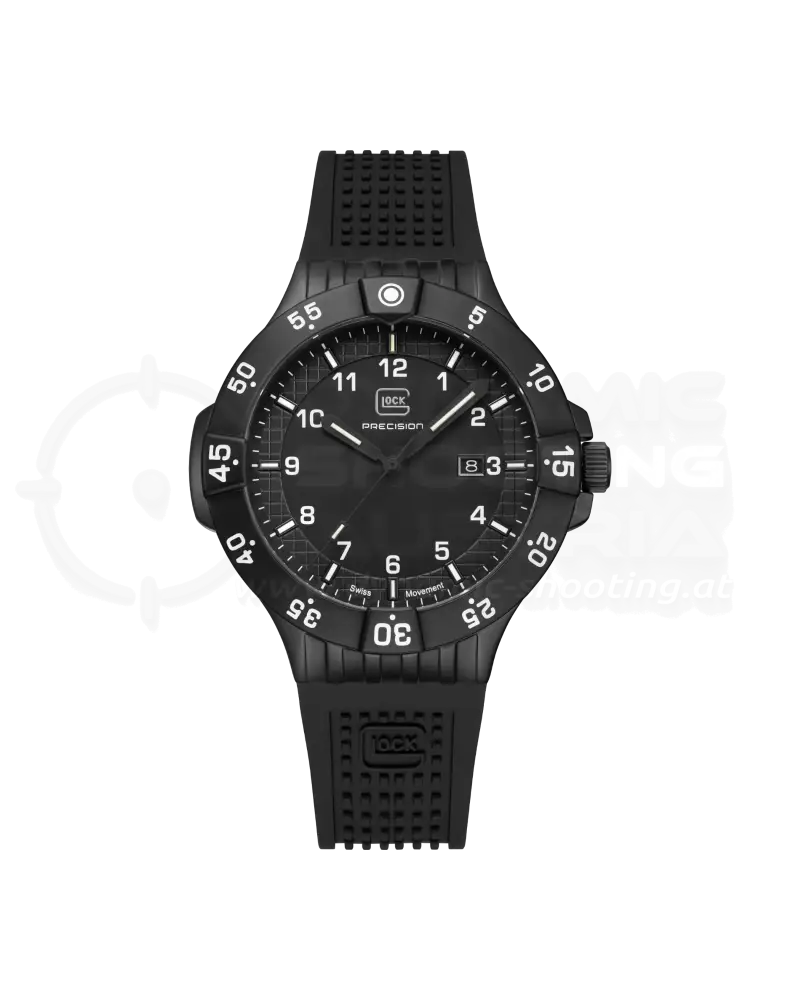 GLOCK Uhr GW-15-3-22, SCHWARZ - Tritium (43mm)