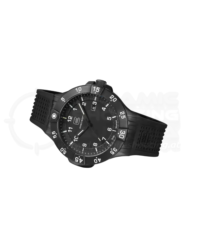 GLOCK Uhr GW-15-3-22, SCHWARZ - Tritium (43mm)