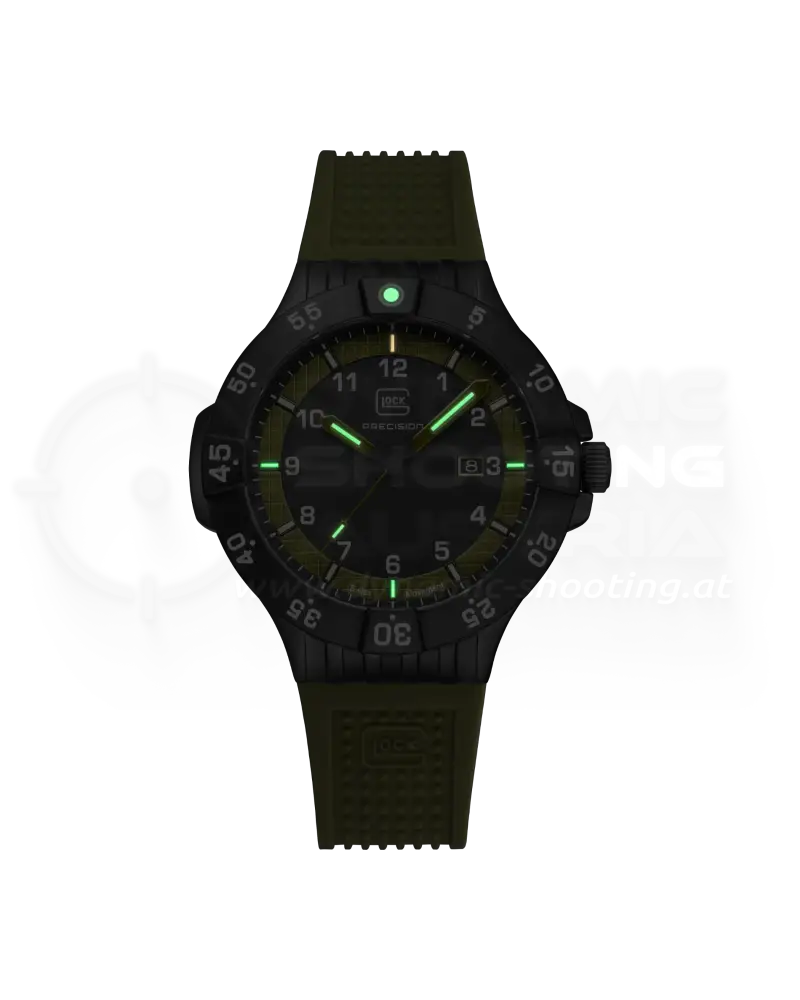 GLOCK Uhr GW-15-4-22, MILITÄRGRÜN- Tritium (43mm)