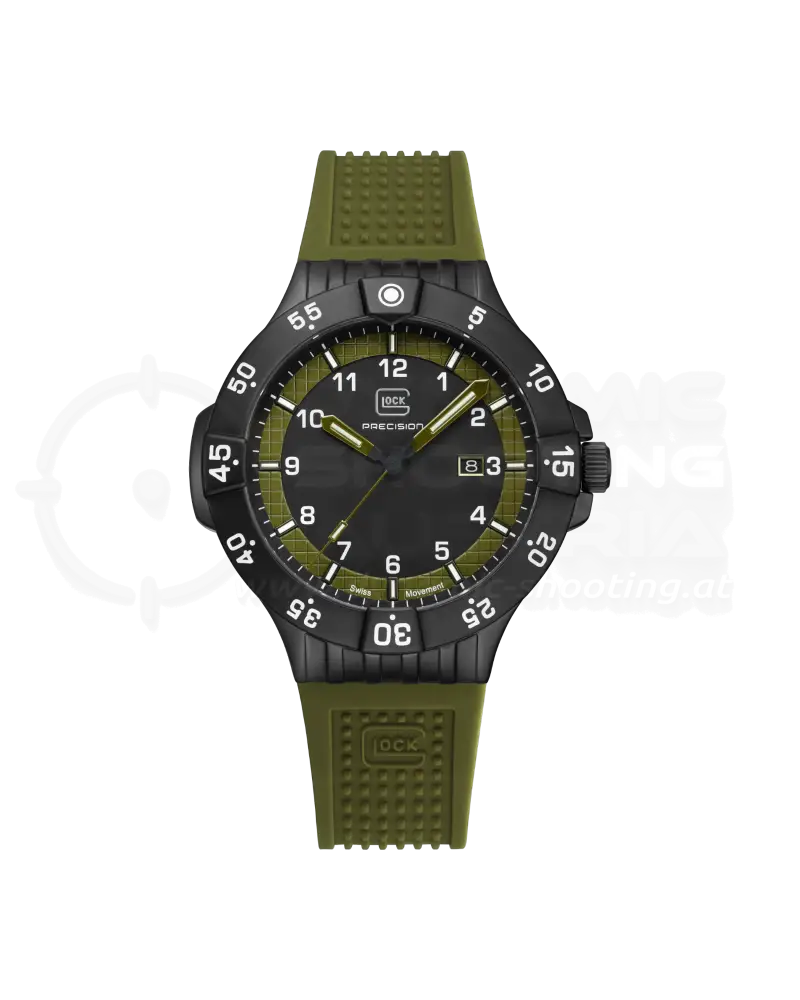 GLOCK Uhr GW-15-4-22, MILITÄRGRÜN- Tritium (43mm)