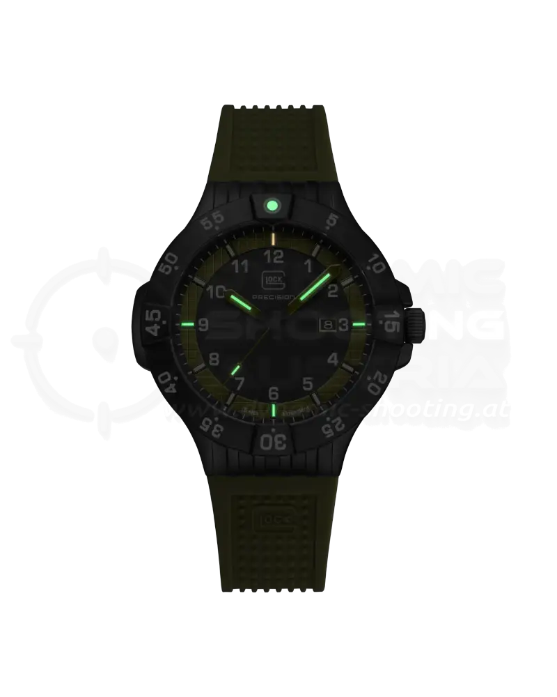 GLOCK Uhr GW-15-4-22, MILITÄRGRÜN- Tritium (43mm)