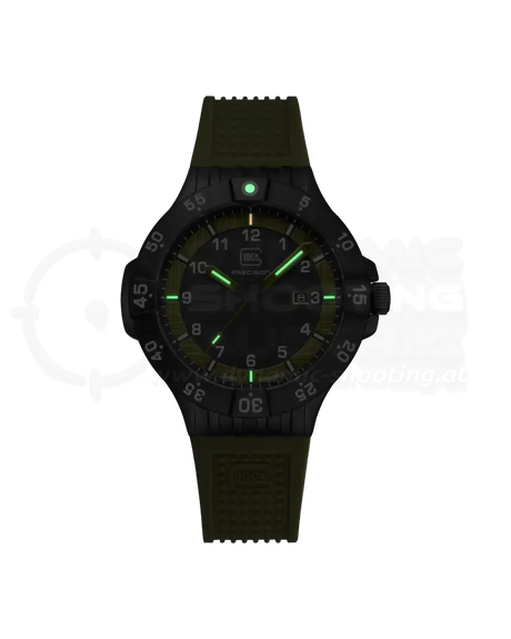 GLOCK Uhr GW-15-4-22, MILITÄRGRÜN- Tritium (43mm)