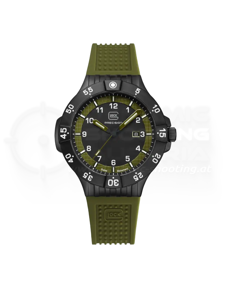 GLOCK Uhr GW-15-4-22, MILITÄRGRÜN- Tritium (43mm)