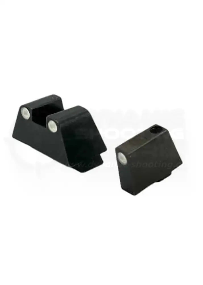 GLOCK GMS erhöhte MOS Tritium Visierung mit Tritium Kimme und Tritium Korn zur Verwendung mit Red Dot oder Schalldämpfer
