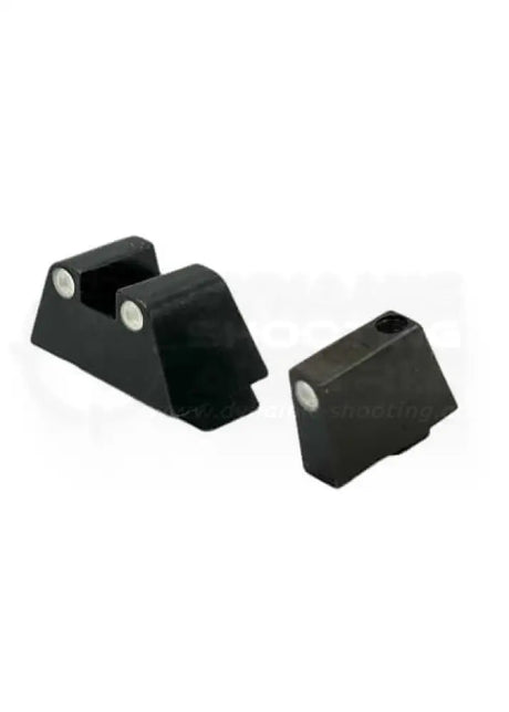 GLOCK GMS erhöhte MOS Tritium Visierung mit Tritium Kimme und Tritium Korn zur Verwendung mit Red Dot oder Schalldämpfer