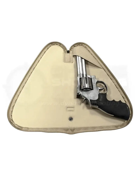 Pistolentasche von OGUNS - Gun Case für Pistolen und Revolver in Schwarz und Sandfarben