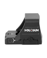Holosun HE407 COMP Green Dot Sight 6 MOA Seitenansicht rechts mit Batteriefach