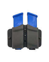 Höppner und Schumann Kydex Doppelmagazinholster Multi-Lock mit zwei Magazinen