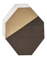 IPSC Target von Eemann Tech mit schwarz bemaltem Hardcover und weißer Wertungszonen für No Shoot Target