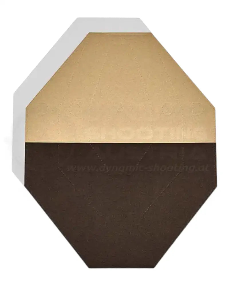 IPSC Target von Eemann Tech mit schwarz bemaltem Hardcover und weißer Wertungszonen für No Shoot Target