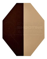 IPSC Target von Eemann Tech mit schwarz bemaltem Hardcover und weißer Wertungszonen für No Shoot Target