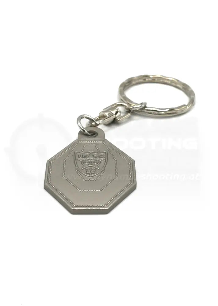 IPSC Target als Schlüsselanhänger mit IPSC Logo