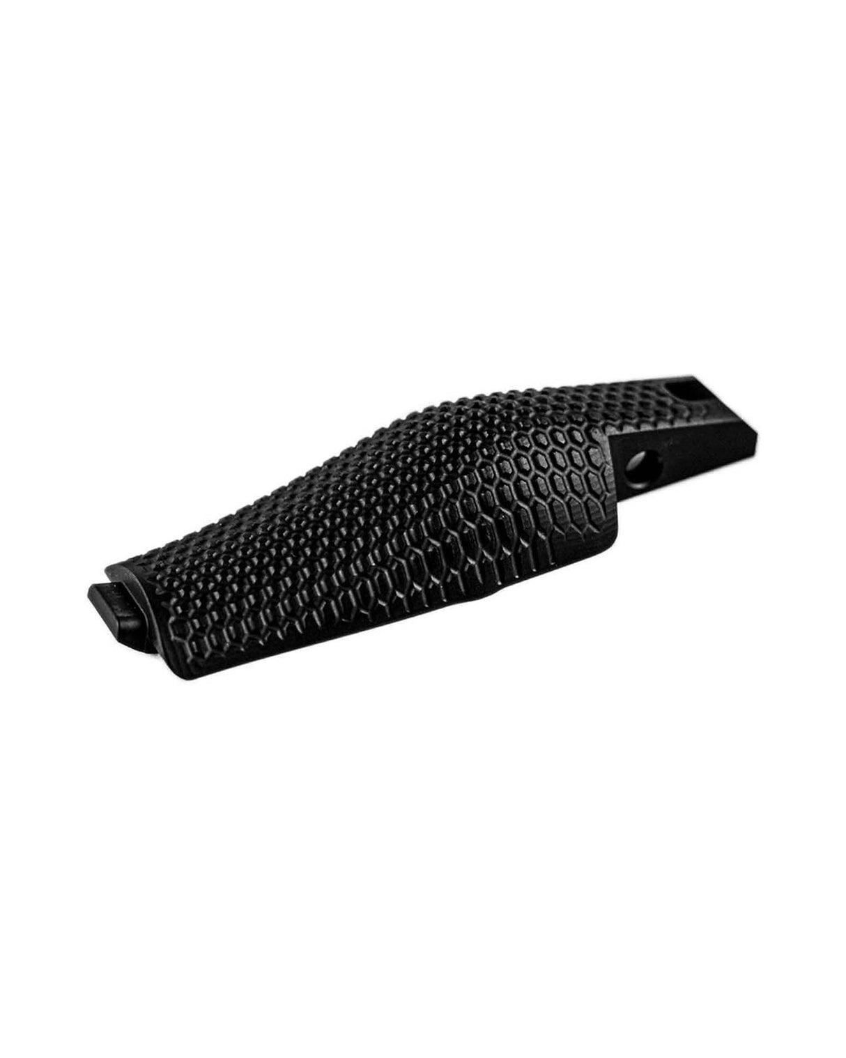 LOK Grips Aluminium Backstrap in Schwarz für Walther PDP Compact und PPQ mit hexagonaler Wabenstruktur