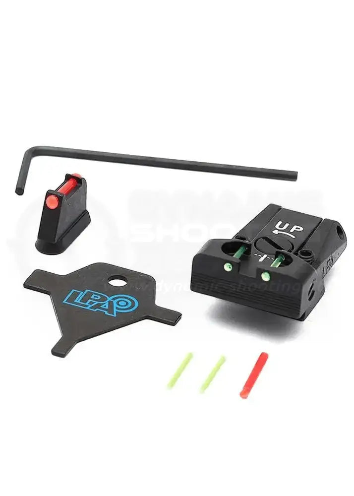 LPA Visier mit Fiber Optic Kimme und Fiber Optic Korn passend für die CZ 75 und CZ 85
