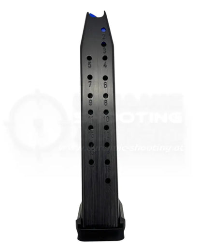 Magazine, Walther PDP Fullsize - with black aluminum base (18 rounds)