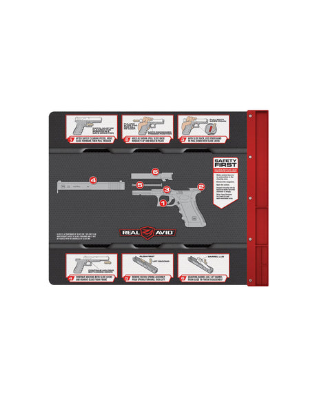 Real Avid Glock Smart Mat Reinigungsmatte mit Glock-Abbildungen