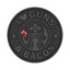 Rubber Patch I Love Guns and Bacon Gummipatch von JTG in Schwarz