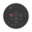 Rubber Patch I Love Guns and Bacon Gummipatch von JTG in Schwarz