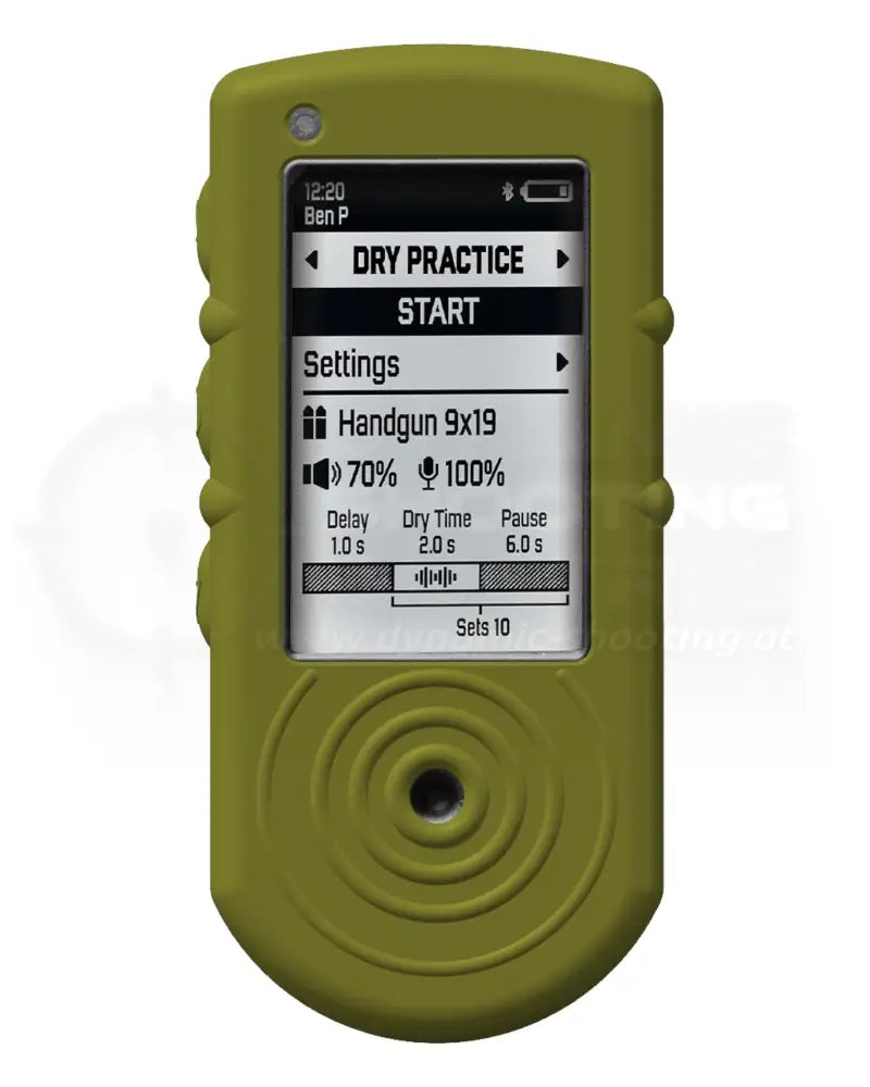 Silikonhülle Case aus Silikon für den SG Timer Go 2 von Shooters Global in Oliv