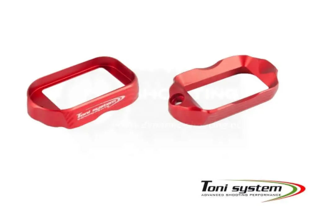 Magazintrichter für Glock 17 22 34 Gen 4 von Toni System in rot