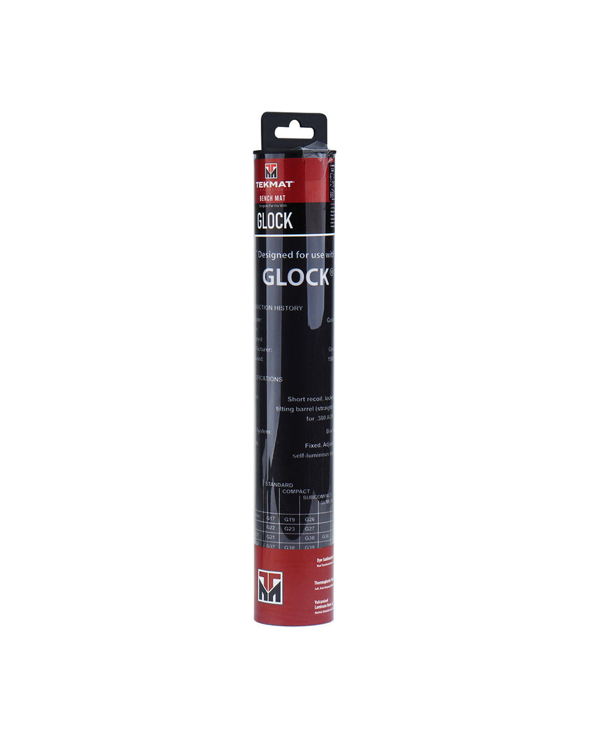 TekMat Reinigungsmatte Glock in der Verpackungsrolle