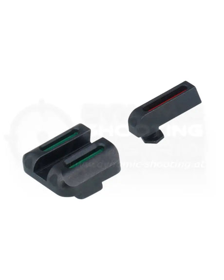 Truglo Fiber Optic Visierung mit Fiberglas Einsätzen in Kimme und Korn passend für Glock Pistolen