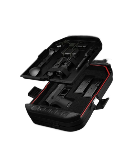 Vaultek LifePod 20 biometrischer Fingerprint Safe geöffnet