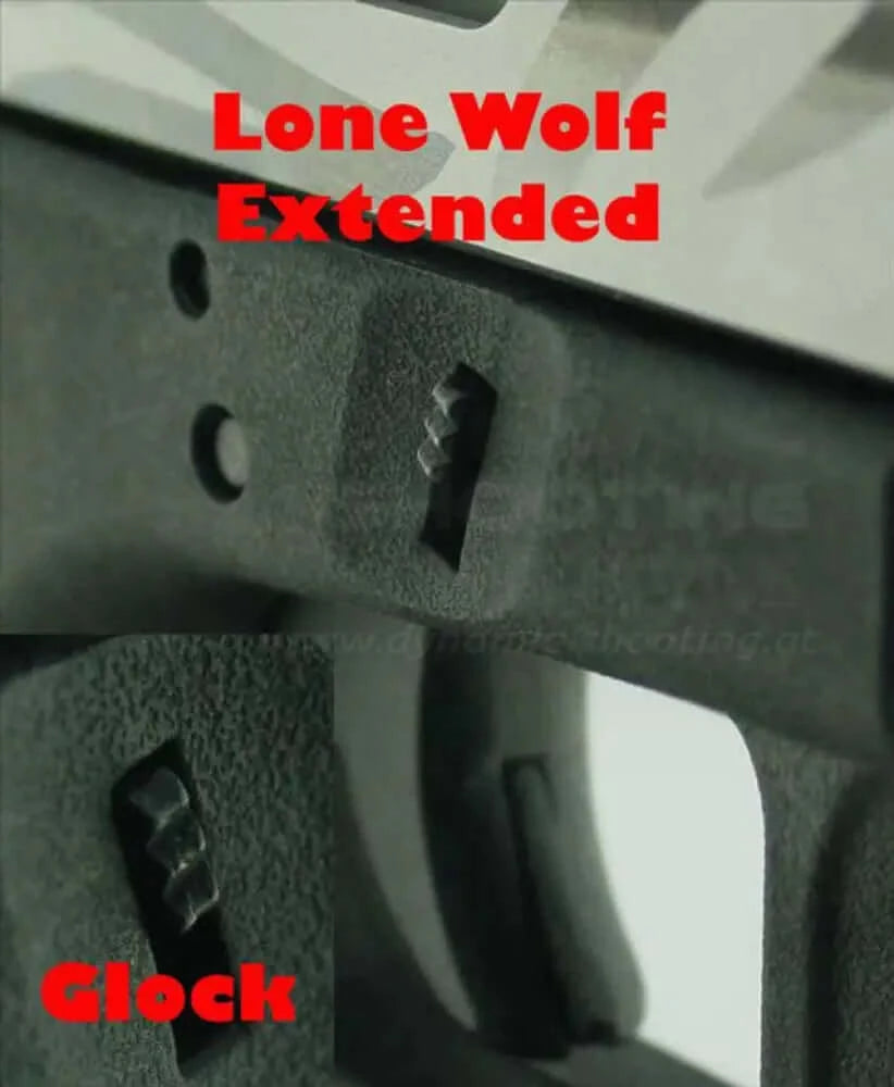 Verlängerter Zerlegehebel für Glock Pistolen